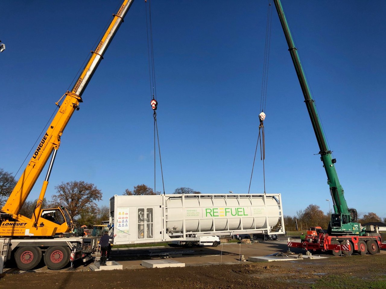 REEFUEL Bio-LNG Tankstelle in Reinfeld Image 3