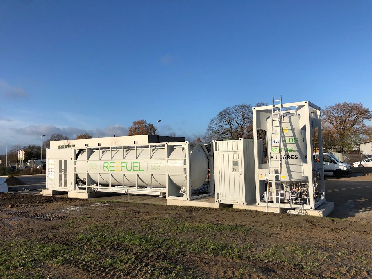   LNG filling station in Reinfeld