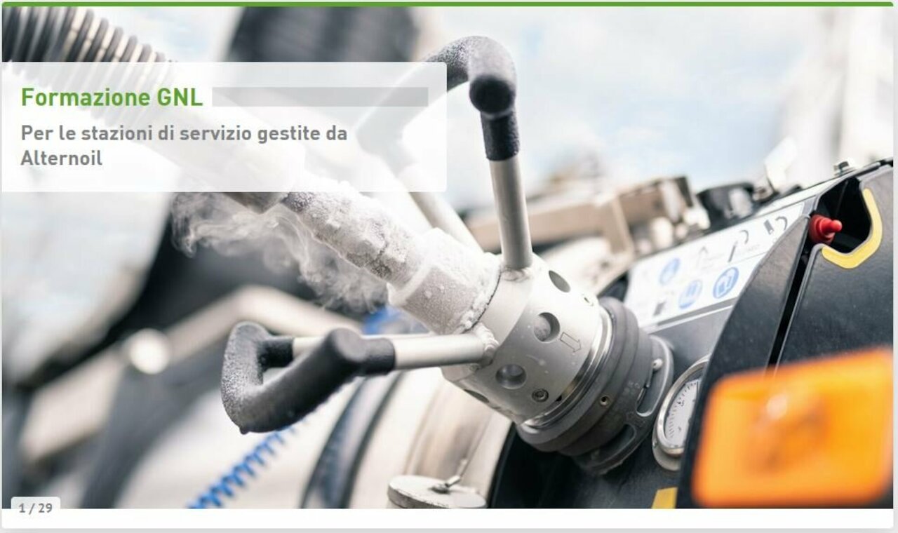 Formazione online sul rifornimento di GNL 