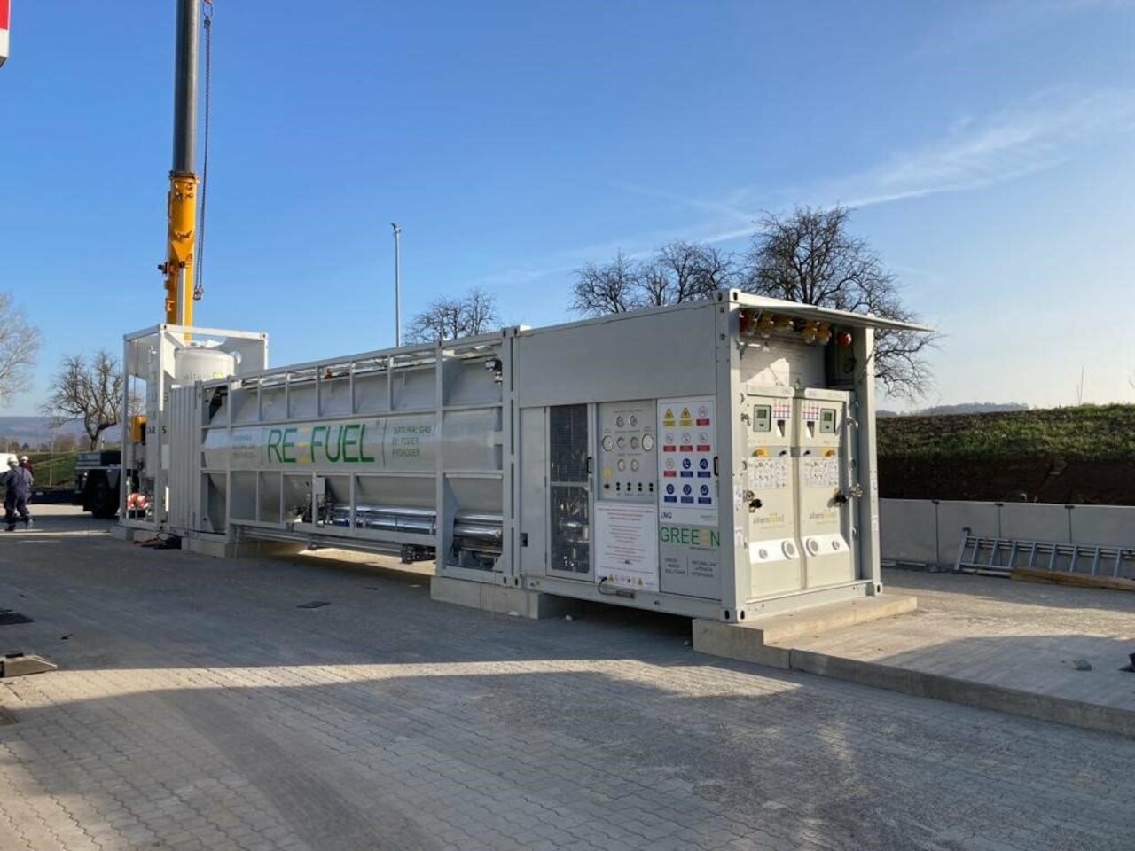 REEFUEL Bio-LNG Tankstelle Ettenheim Image 2
