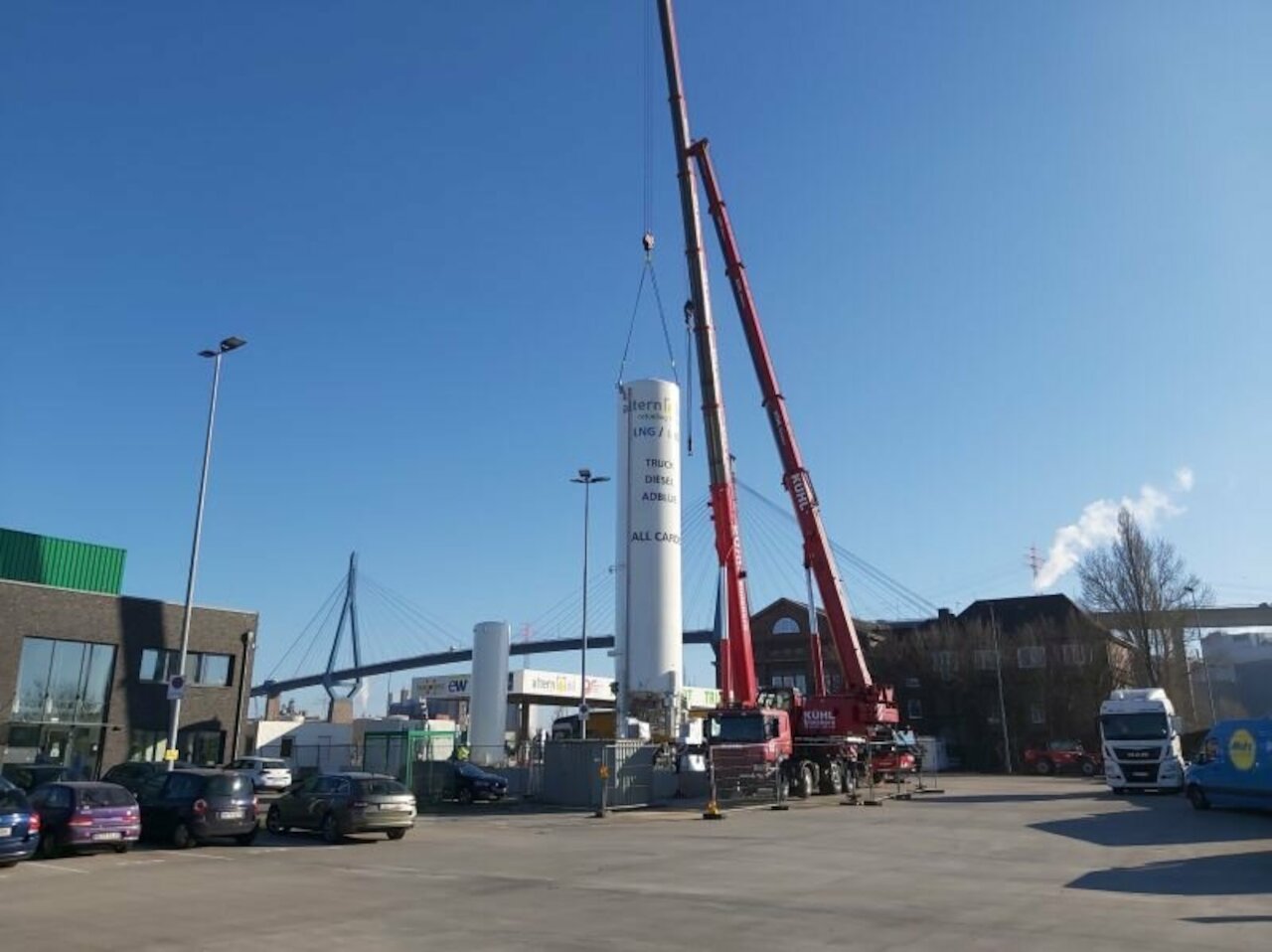 REEFUEL Bio-LNG Tankstelle Hamburg Image 1