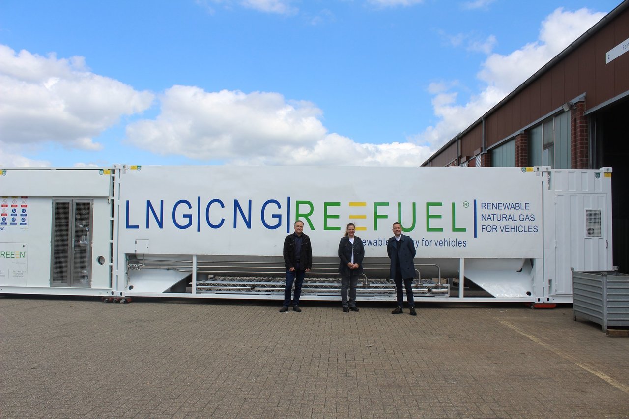 Unsere erste kombinierte LCNG XS Station ist fertiggestellt Image 1