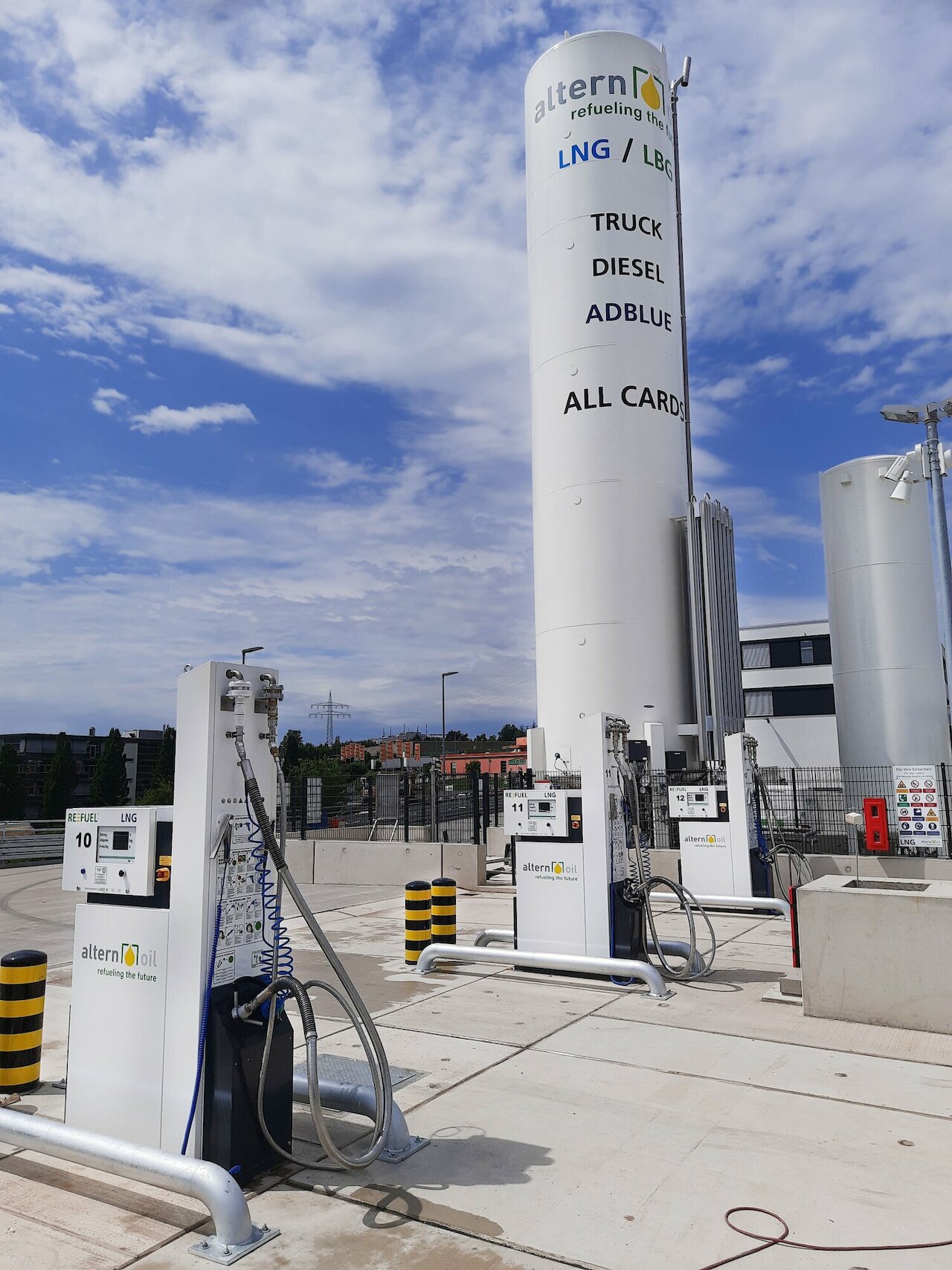 Stazione di rifornimento LNG aperta a Fulda