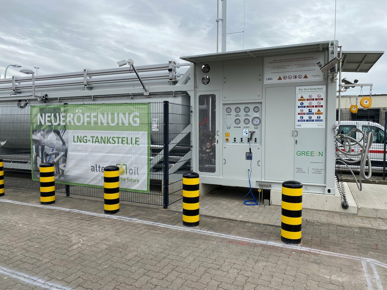 REEFUEL Bio-LNG Tankstelle Schwerin/Neustadt-Glewe 