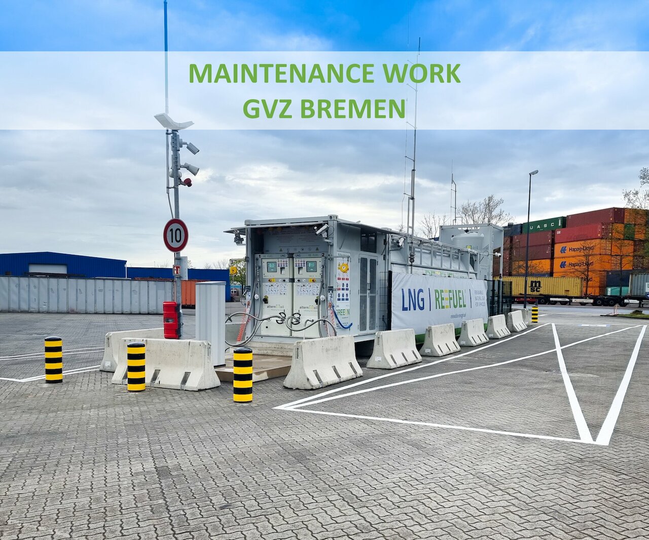 Maintenance work REEFUEL LNG Station Image 1