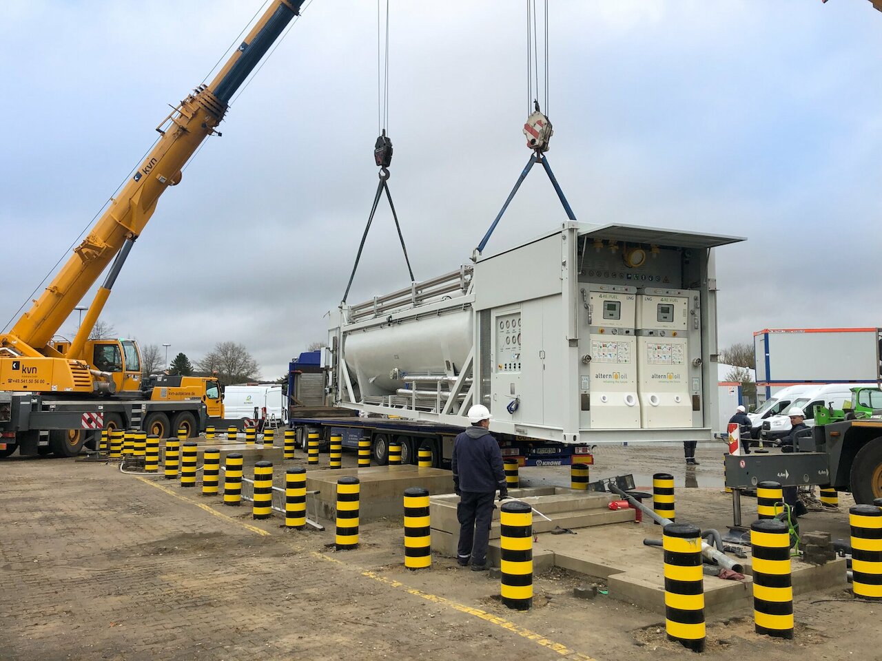 Stacja tankowania REEFUEL LNG w Osnabrück