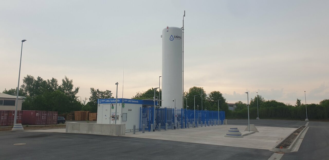 LNG Tankstelle Leipzig / Kabelsketal