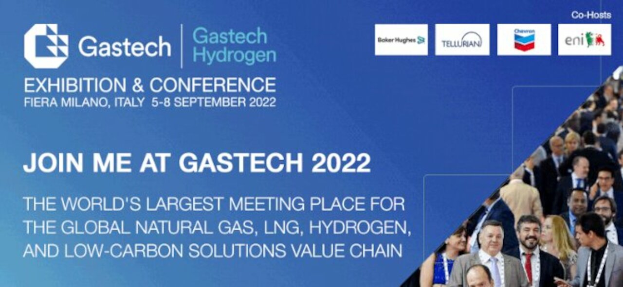 Gastech-Messe in Mailand 