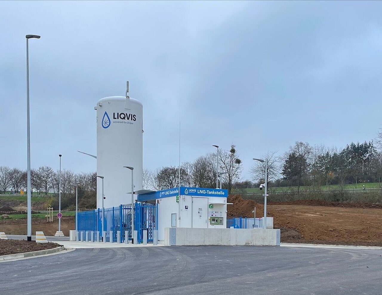 Eröffnung LNG Tankstelle