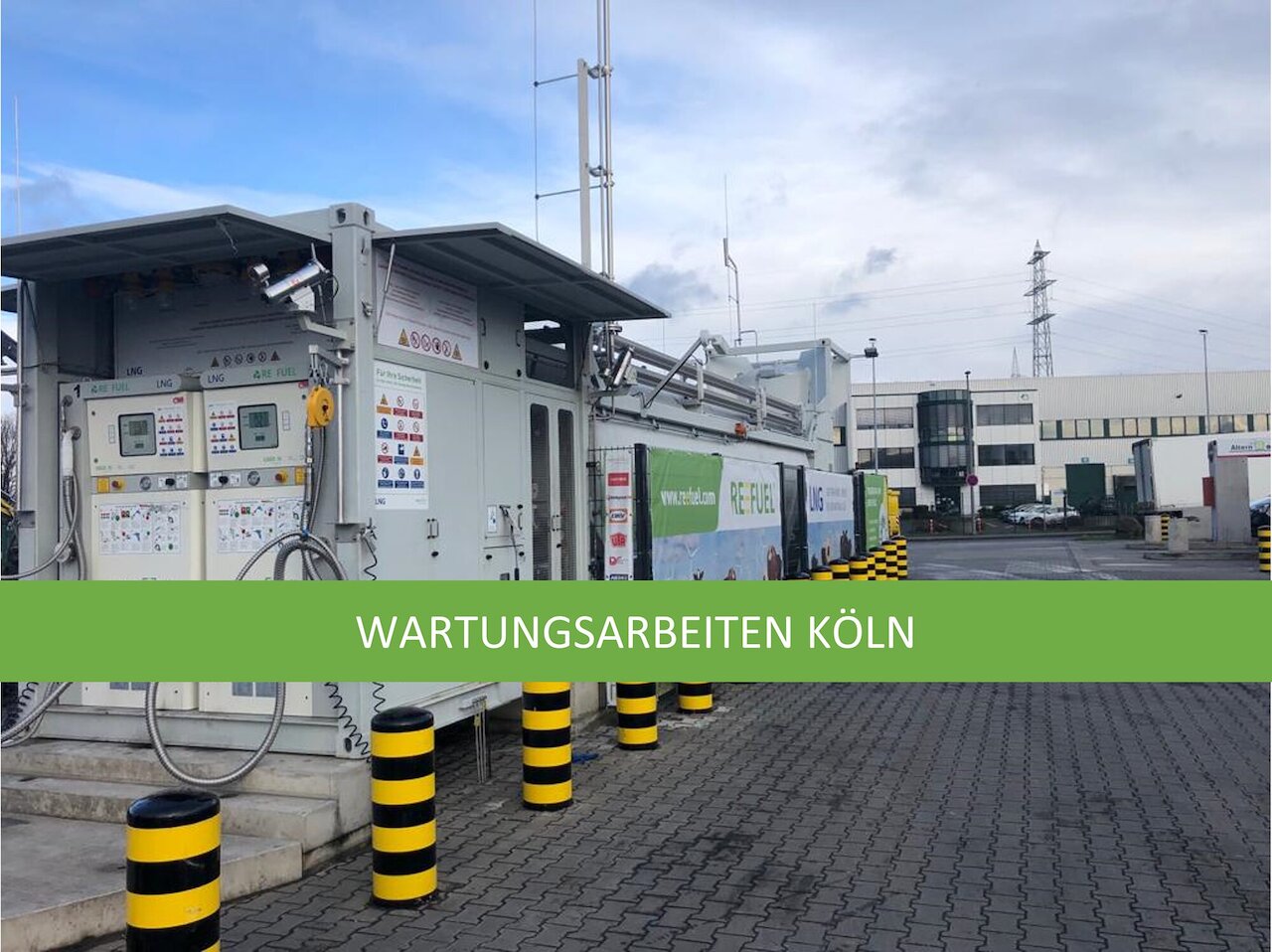 Wartungsarbeiten REEFUEL LNG Tankstelle Image 1