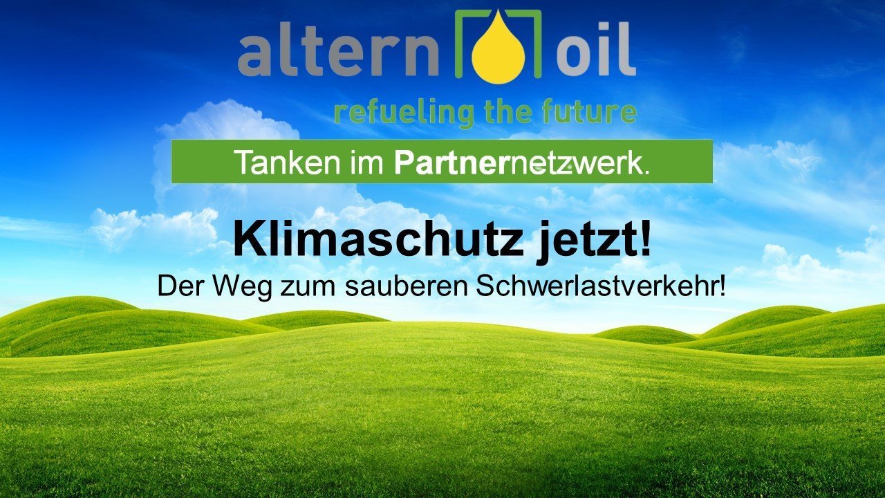 Climate protection now! The way to clean heavy goods traffic!