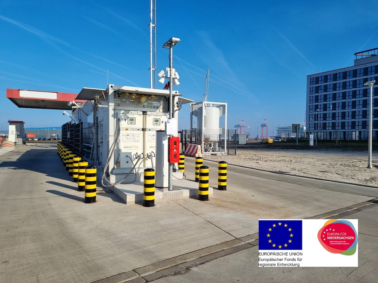REEFUEL LNG Tankstelle Wilhelmshaven
