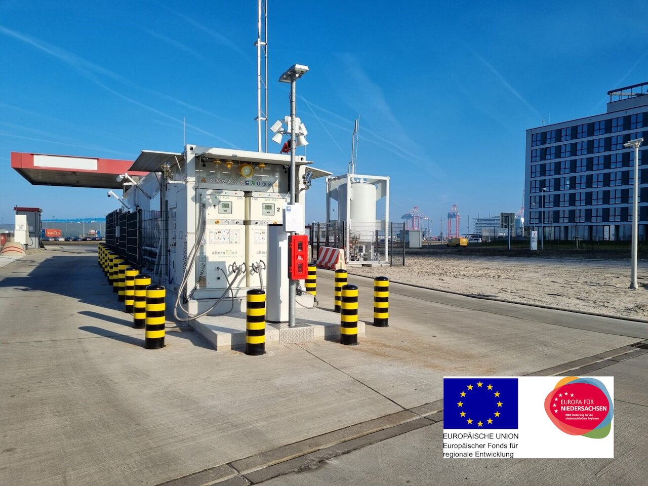 REEFUEL LNG filling station Wilhelmshaven