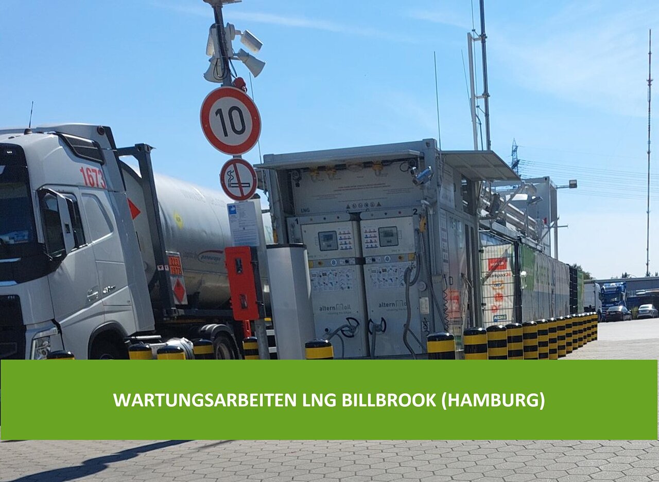 Wartungsarbeiten REEFUEL LNG Tankstelle Image 1